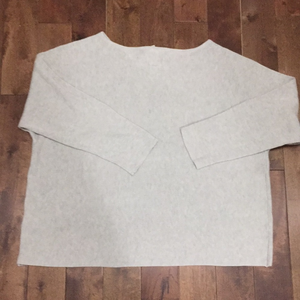 H&M Ribbed Sweater-Gray-Size L - Picture 4 of 6